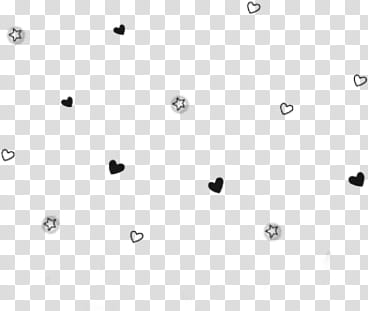 Cute  Stamps, Hearts and Stars transparent background PNG clipart