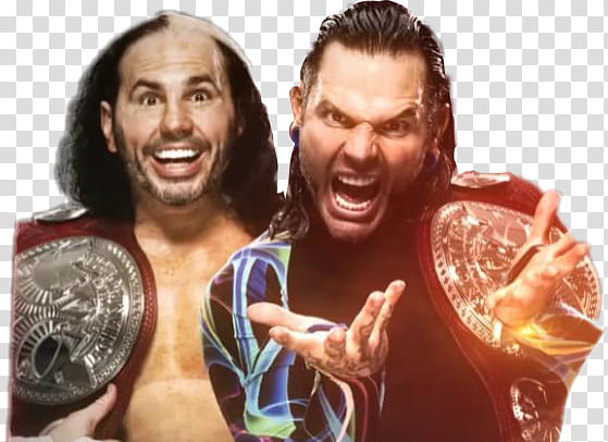 Jeff and Matt Hardy raw tag champions transparent background PNG clipart
