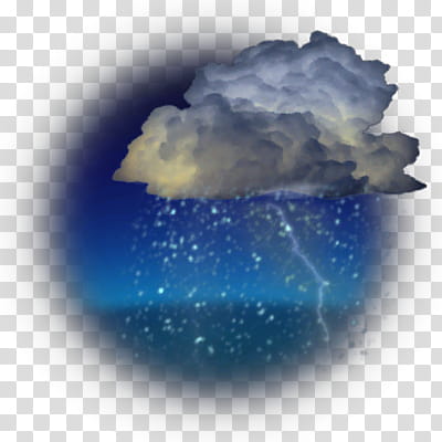 WSI Weather Icons As Seen on TV, Night_Thunderstorm transparent background PNG clipart