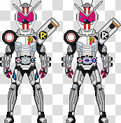 Kamen Rider Zi-O Mach Armor and Chaser Mach Armor transparent background PNG clipart