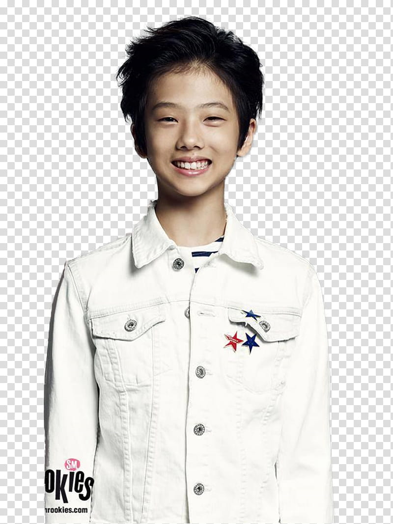 SM ROOKIES, boy smiling at camera transparent background PNG clipart