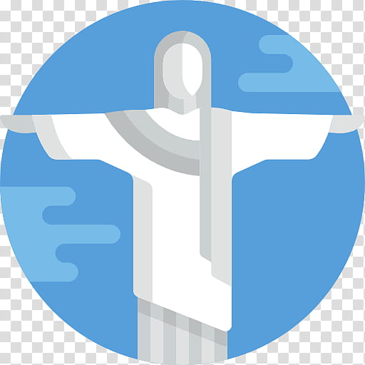 Christ The Redeemer Blue, Monument, Arc De Triomphe, Logo, Architecture, Text, Line, Symbol transparent background PNG clipart