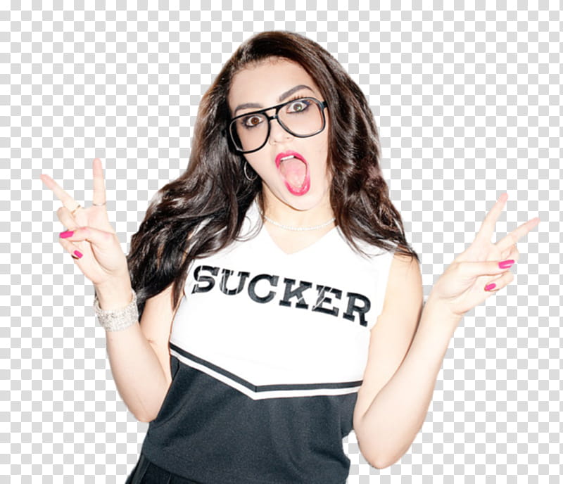 Charli XCX transparent background PNG clipart