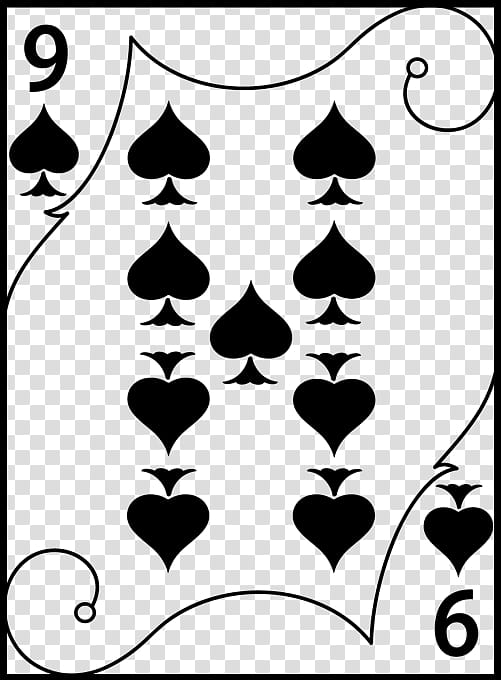  of spades playing card illustration transparent background PNG clipart