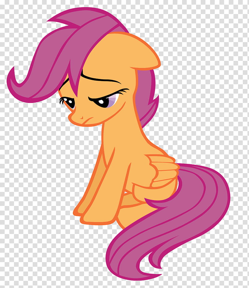 Sad Adult Scootaloo, My Little Pony transparent background PNG clipart