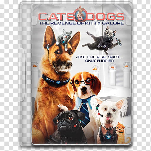 Movie Icon , Cats & Dogs, The Revenge of Kitty Galore, Cats & Dogs The Revenge of Kitty Galore DVD case transparent background PNG clipart