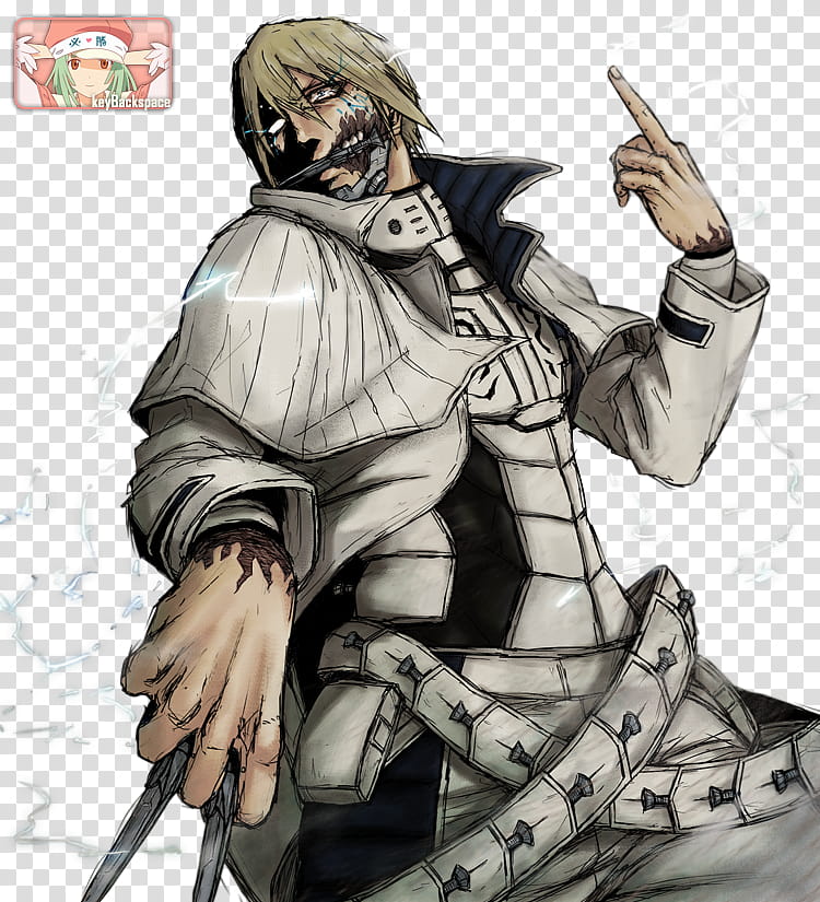 Adolph Reinhardt (Terra Formars), Render, male character transparent background PNG clipart
