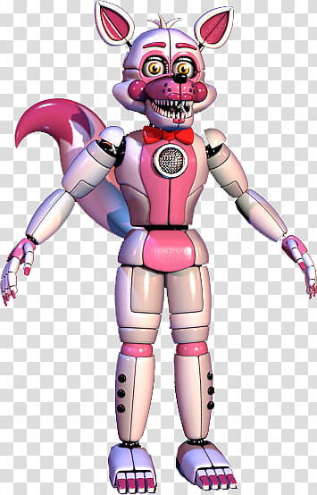 Funtime Foxy transparent background PNG clipart