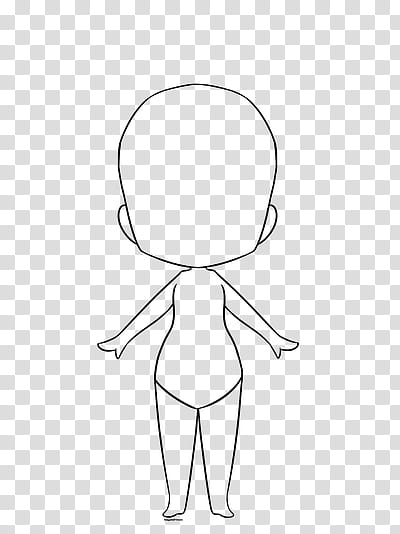 Base - Female Chibi Drawing Bases,png download, transparent png image