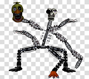 Mangled Withered Chica transparent background PNG clipart