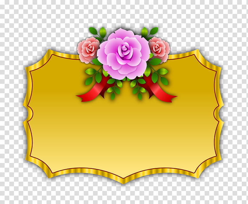 Floral Flower, BORDERS AND FRAMES, Frames, Rose, Floral Design, Painting, Yellow, Rose Family transparent background PNG clipart