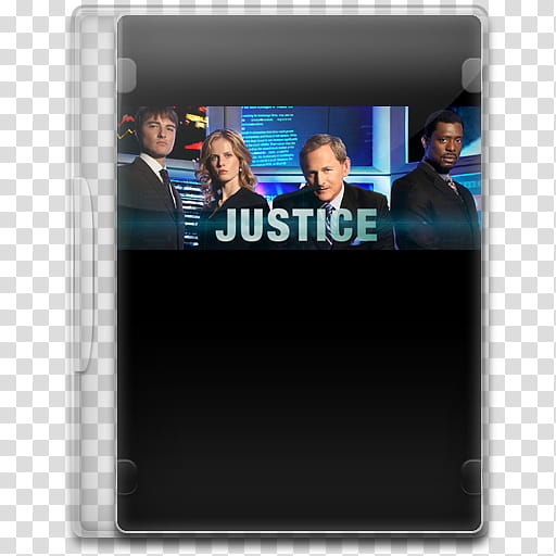 TV Show Icon Mega , Justice, Justice DVD case transparent background PNG clipart