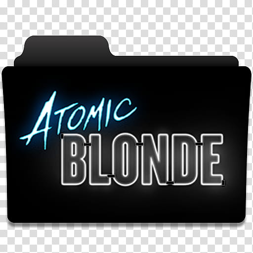 Atomic Blonde  Movie Folder Icon , AtomicBlonde_ transparent background PNG clipart