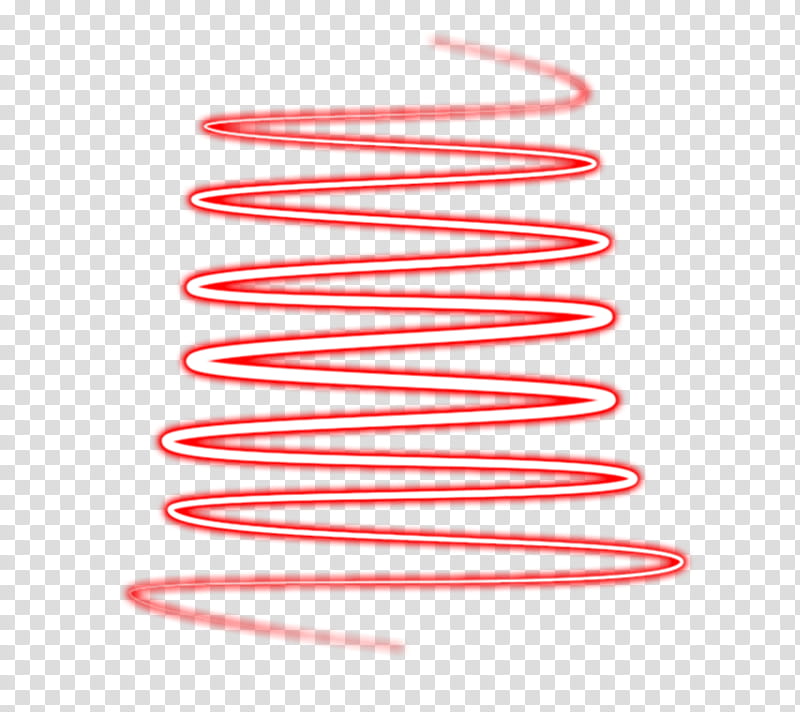 luces de neon, red line curved transparent background PNG clipart