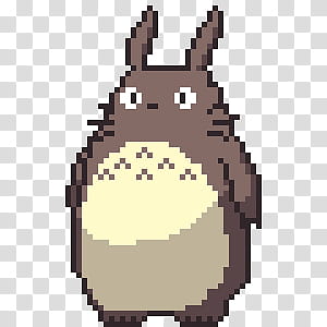 PIXEL KAWAII S, My Neighbor Totoro Totoro pixel art transparent background PNG clipart