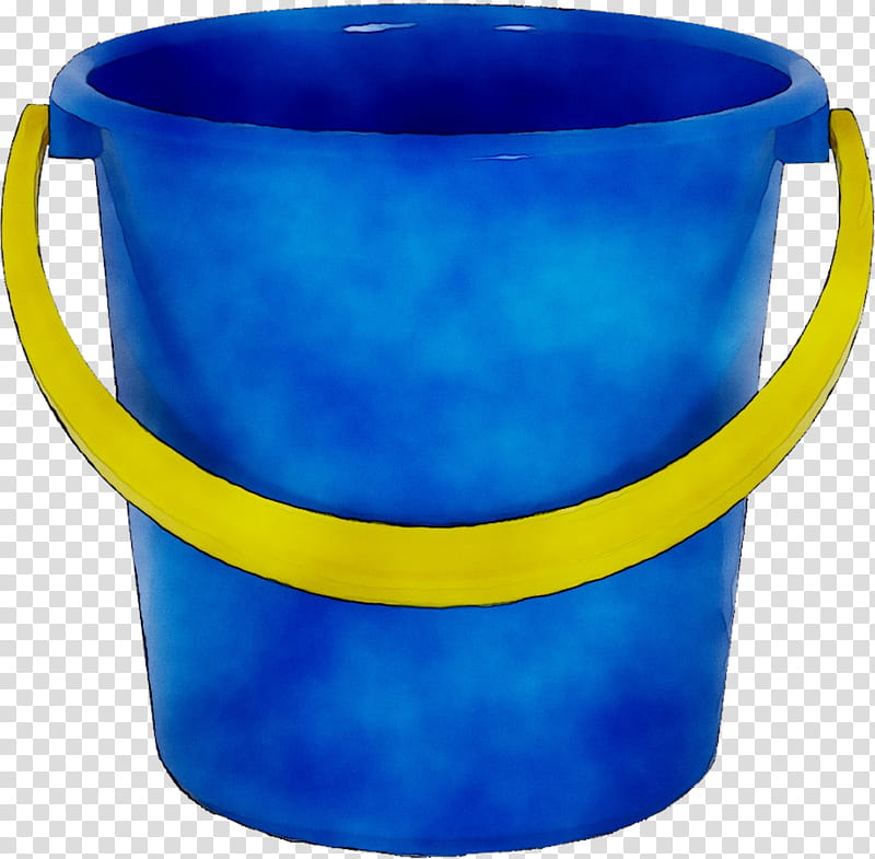 Bucket Blue, Plastic, Mop Bucket Cart, Amscan Favor Bucket, Plastic Cup, Tableware, Mug, Cobalt Blue transparent background PNG clipart