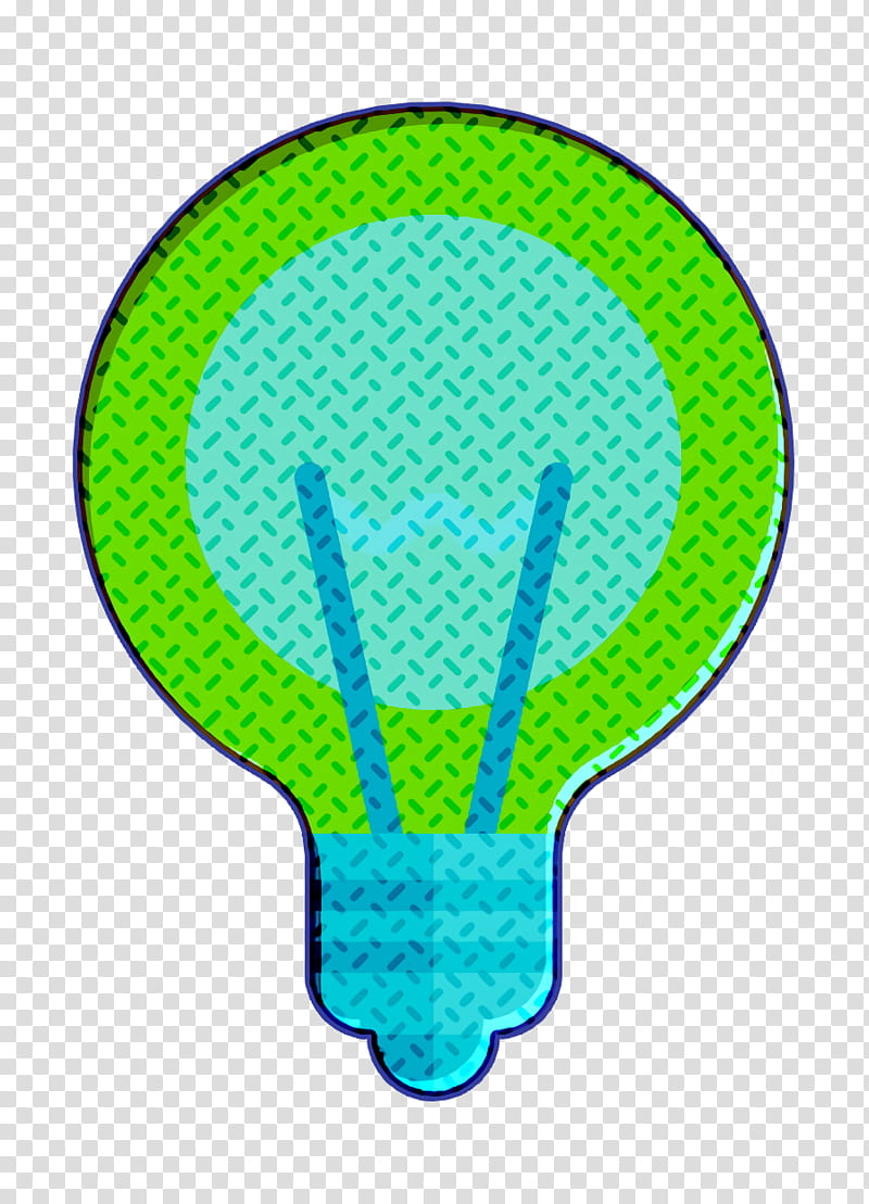 Education elements icon Idea icon Light bulb icon, Green transparent background PNG clipart