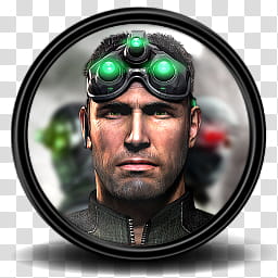 Mega Games Pack  repack, Splinter Cell Conviction_SamFisher_ icon transparent background PNG clipart