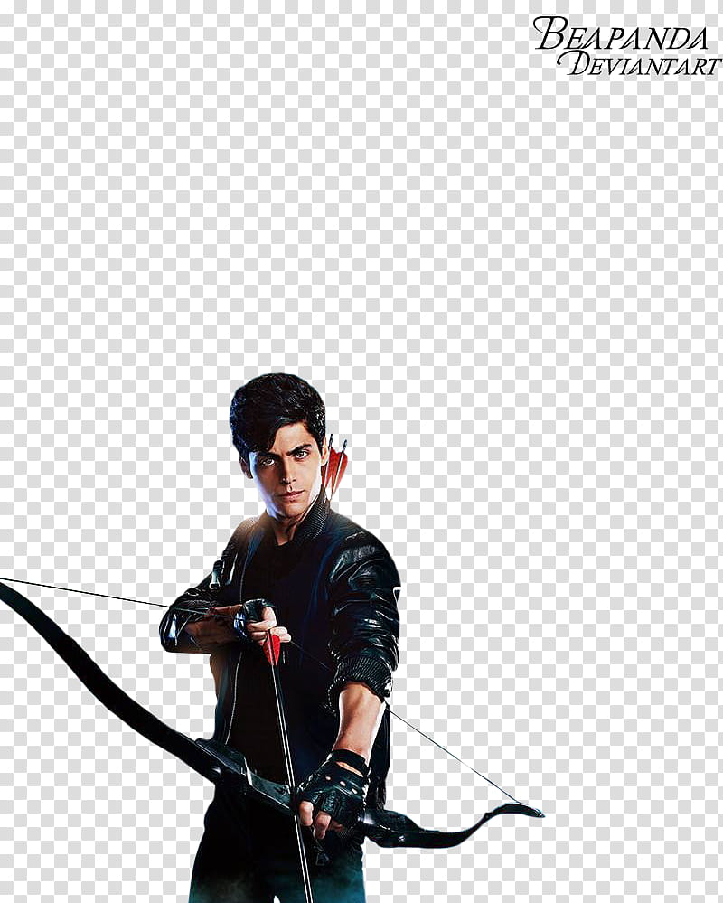 Shadowhunters, man holding composite bow transparent background PNG clipart