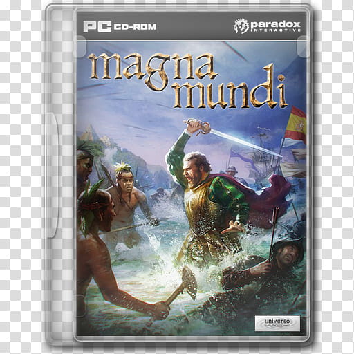 Game Icons , Magna-Mundi, Magna Mundi PC CD-ROM case transparent background PNG clipart