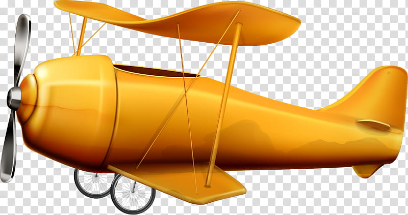 Airplane Drawing, Aircraft, Vehicle, Yellow, Biplane, Propeller, Model Aircraft, Propellerdriven Aircraft transparent background PNG clipart