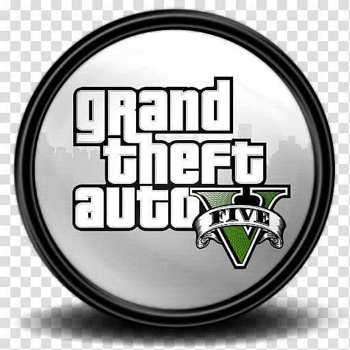 Grand Theft Auto V Game Icon, GTA _, Grand Theft Auto Five text ...