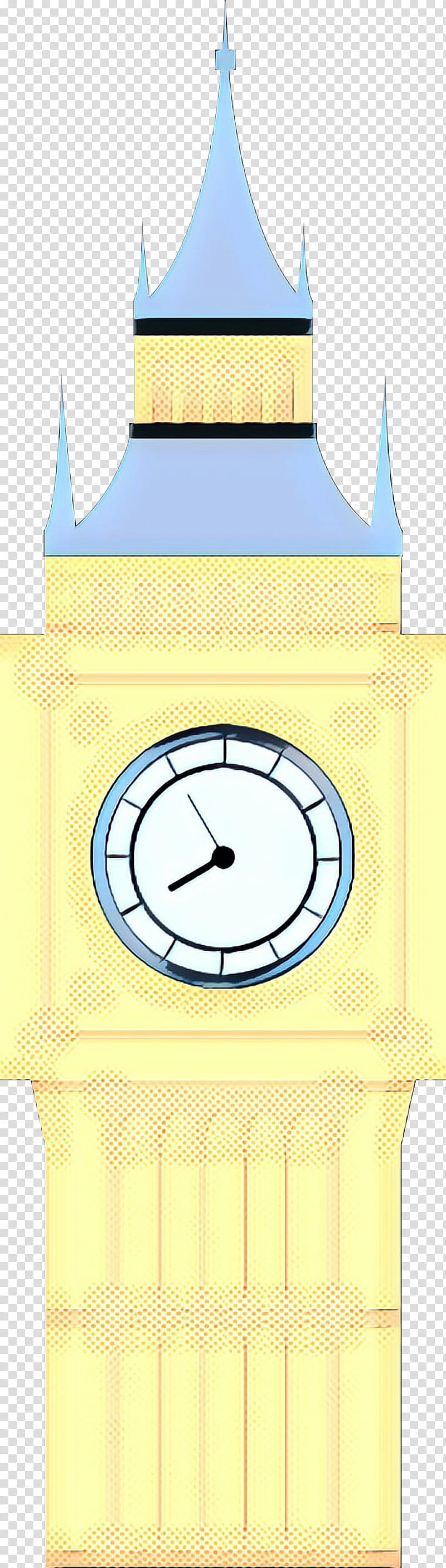 Clock, Clock Tower, Yellow, Line, Analog Watch transparent background PNG clipart