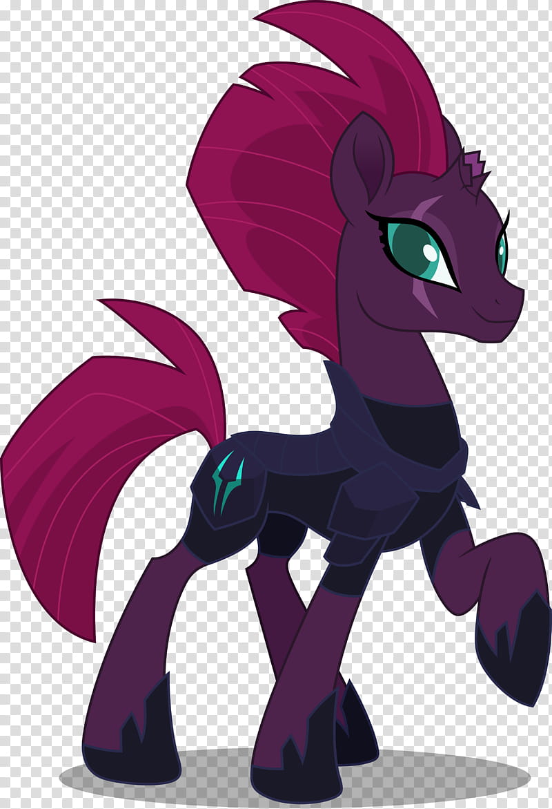 Tempest Shadow, purple pony illustration transparent background PNG clipart
