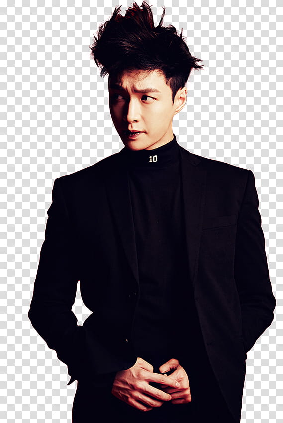 EXO Monster Teaser Render, men's black blazer transparent background PNG clipart