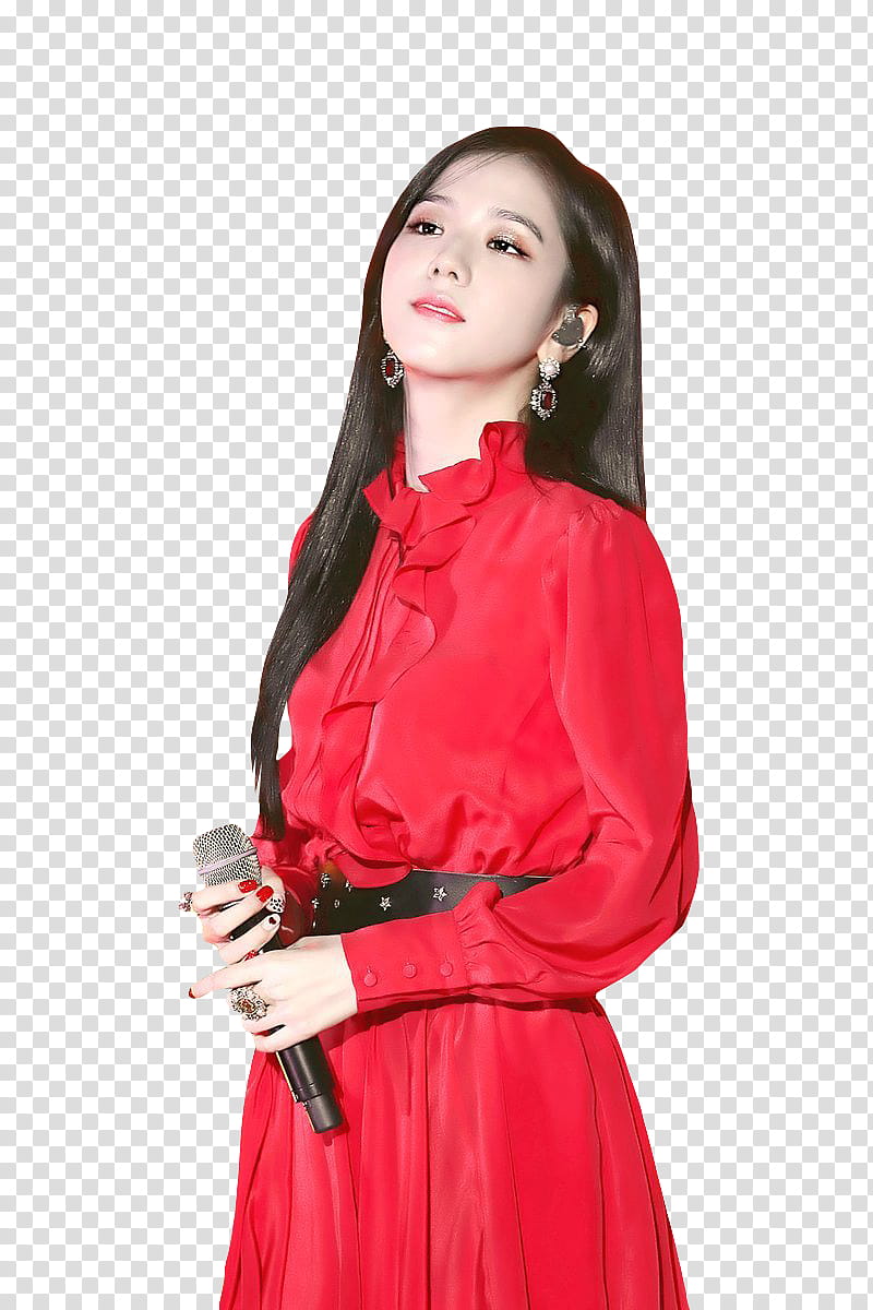 JISOO BLACKPINK, woman from Blackpink group transparent background PNG clipart