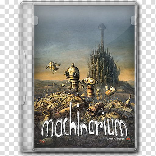 Game Icons , Machinarium, closed Machinarium DVD case transparent background PNG clipart