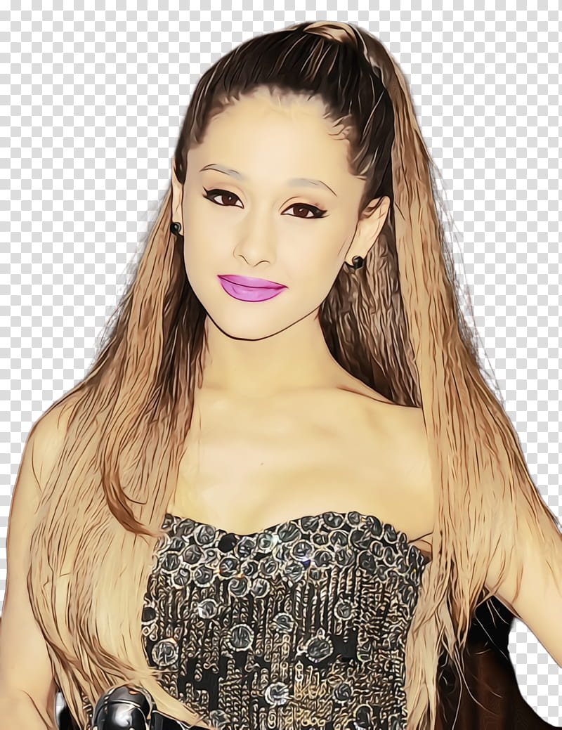 Hair, Ariana Grande, Ponytail, Long Hair, Model, MTV Video Music Award, Celebrity, Hairstyle transparent background PNG clipart