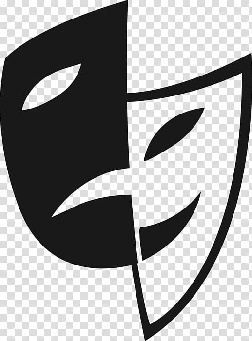 Eye Logo, Mask, Theatre, Performing Arts, Film, Comedy, Blackandwhite, Symbol transparent background PNG clipart