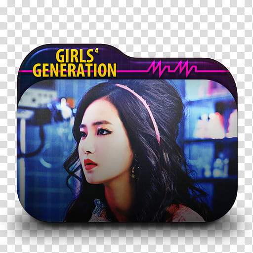 SNSD Mr Mr book Scans Folder Icon , Yuri transparent background PNG clipart