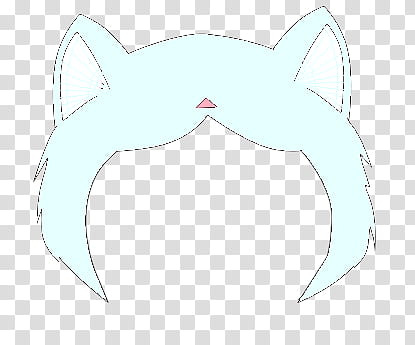 teal animal ears illustration transparent background PNG clipart