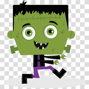 Halloween s, Frankenstein monster illustration transparent background PNG clipart