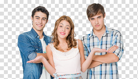 Violetta, two men and one woman transparent background PNG clipart