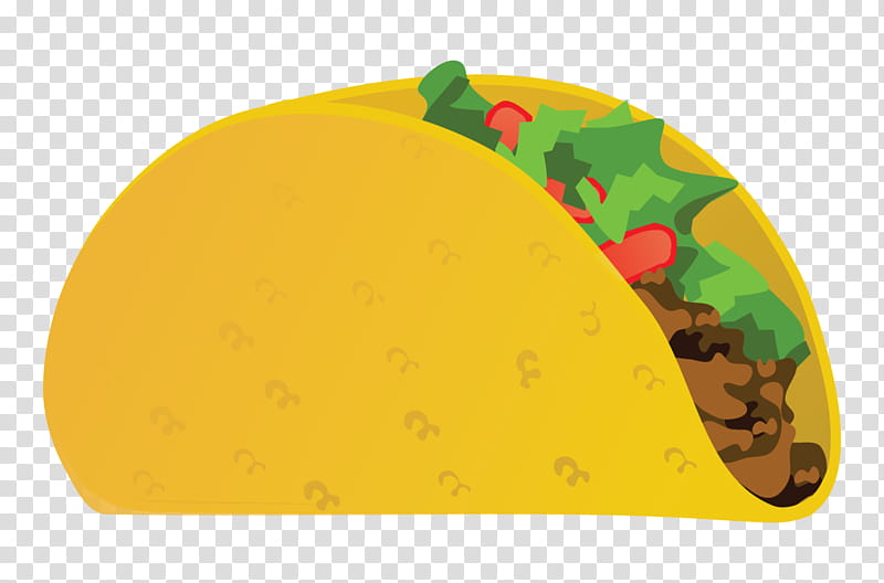 Taco, Mexican Cuisine, Burrito, Taquito, Taco Salad, Quesadilla, Food, Yellow transparent background PNG clipart