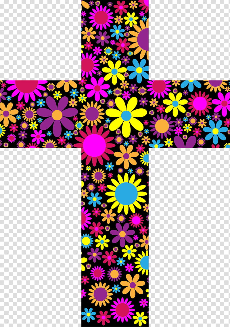Violet Flower, Stained Glass, Christian Cross, Design , Purple, Symmetry, Flora, Line transparent background PNG clipart