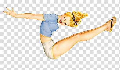 pin up girls , skipping woman illustration transparent background PNG clipart
