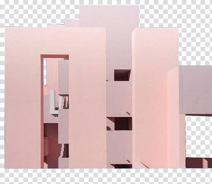 SHARE PANTONE Jaexi Part , pink concrete building illustration transparent background PNG clipart