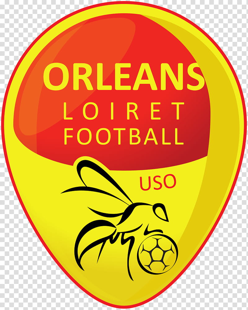 Football, Logo, Loiret, Ligue 2, Yellow, Text, Line, Area transparent background PNG clipart