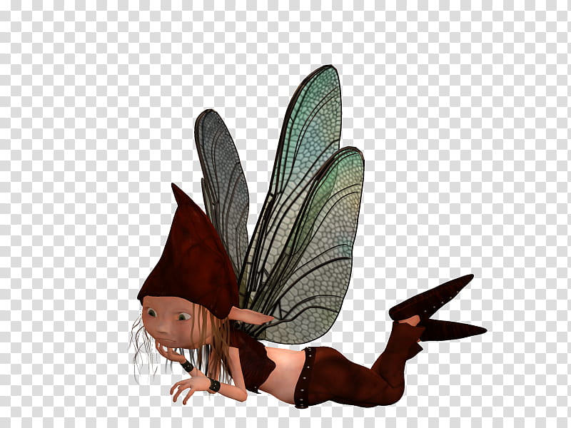 E S Goblin  poses, lying down blue and maroon fairy illustration transparent background PNG clipart