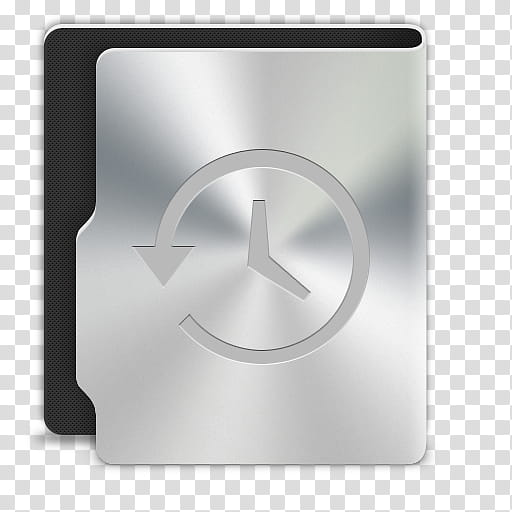 Aquave Aluminum, silver and black time folder logo transparent background PNG clipart