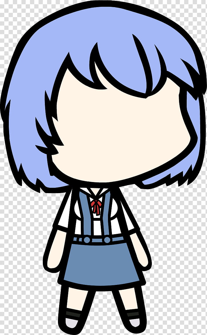 My custom walfas bases Rei Ayanami X transparent background PNG clipart