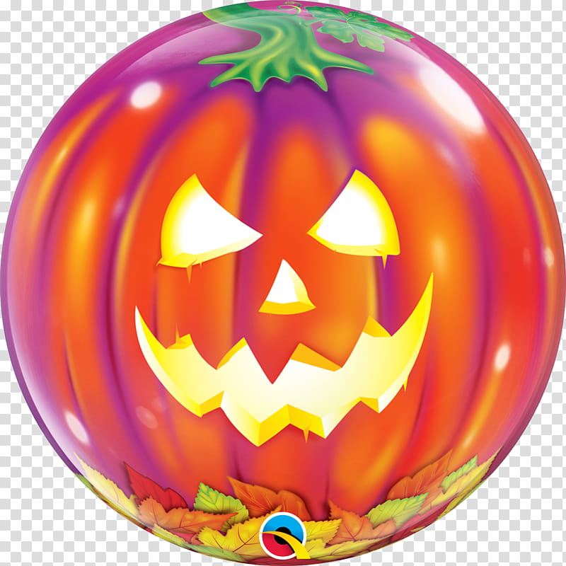 Cartoon Halloween Pumpkin, Balloon, Qualatex, Qualatex Bubble Balloon, Halloween , Jackolantern, Halloween Balloons, Qualatex Balloon Bubble transparent background PNG clipart