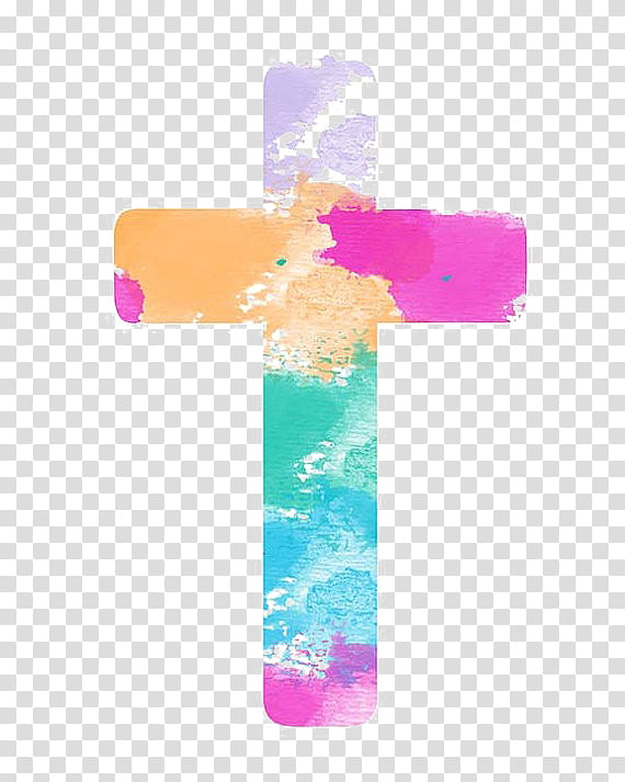 Jesus, Cross, Christian Cross, Bible, Christianity, Watercolor Painting, Religion, Pink transparent background PNG clipart