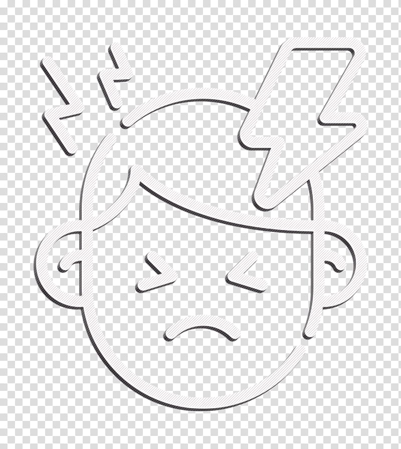 Headache icon Allergies icon Pain icon, Symbol, Smile, Logo, Emoticon transparent background PNG clipart