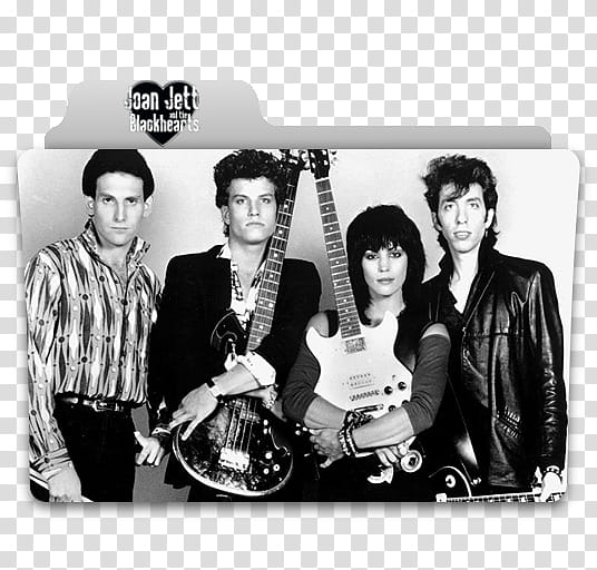 Joan Jett and The Blackhearts Folders transparent background PNG clipart