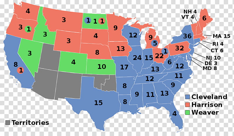 World, United States Presidential Election 1892, United States Of America, President Of The United States, Voting, Popular Vote, Map, Area transparent background PNG clipart